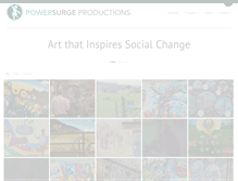 Tablet Screenshot of powersurgeproductions.org